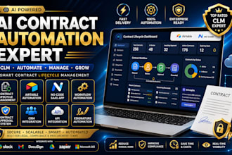 build ai contract lifecycle management airtable no code automation mobile app
