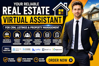 be your real estate virtual assistant for CRM, listings, and property management