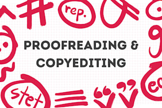 proofread and copyedit your health or social care documents