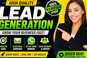 get b2b lead generation and valid emails