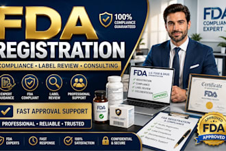 do fda registration fda listing US agent compliance consulting cosmetic, drug