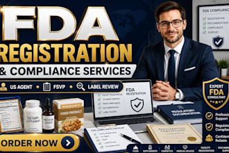 provide fda US agent fsvp registration and compliance service for your products