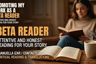 beta reader and translator dedicated to helping authors