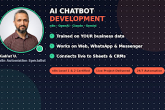 build an ai chatbot with n8n using openai, claude or gemini