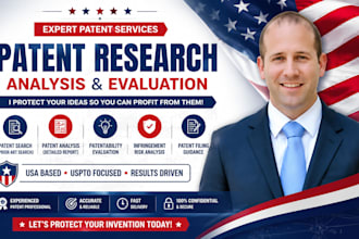 provide patent research, patent analysis, invention evaluation