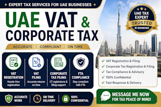 do uae accounting bookkeeping, vat filing, corporate tax registration