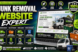 do junk removal dumpster rental waste hauling hoarding cleanup service website