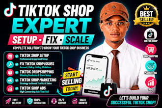 tiktok shop setup,fix tik tok dropshipping tiktok shop marketing tiktok shop ads