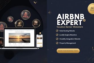 vacation rental website, airbnb website vrbo setup lodgify hostaway guesty