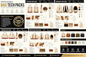 design bag tech pack, tote, backpack tech pack, handbag and duffle bag tech pack