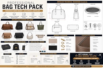 design bag tech pack, tote, backpack tech pack, handbag and duffle bag tech pack