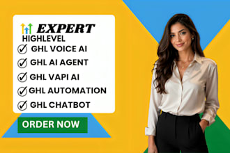 build gohighlevel ghl voice ai assistant for calls, leads and booking