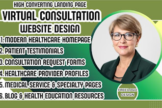 online doctor website, virtual healthcare website, medical practice website