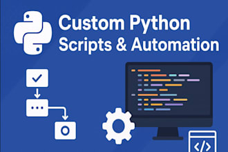 be your python programmer for scripts, bots, and automation