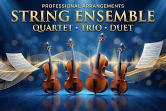 arrange string quartet trio duet and ensemble music