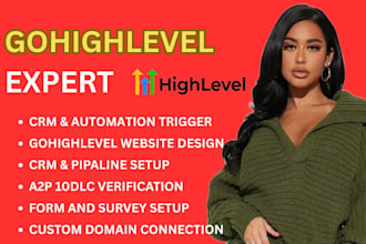 design a high converting gohighlevel website sales funnel and landing page