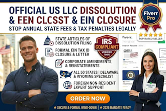 dissolve US llc, cancel corporation, amend state filing and close ein