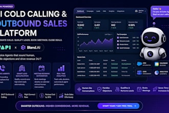 build an ai cold calling and outbound sales saas application using vapi bland ai