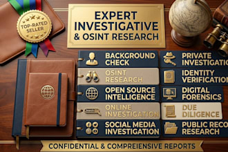 perform professional background checks and osint investigations