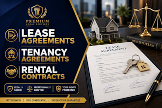 draft lease agreements, tenancy agreements, and rental contracts