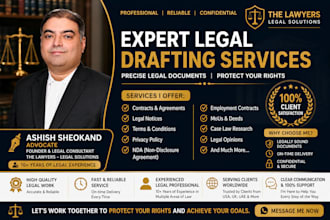 draft contracts, legal notices and legal documents professionally