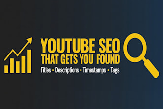 write an SEO optimized youtube title description and tags