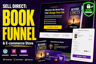 build a book funnel website to sell ebooks directly