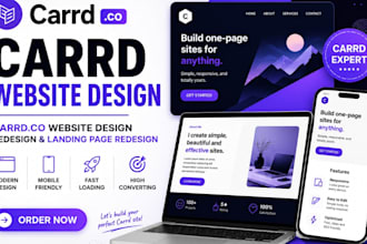 carrd website design carrd co website redesign carrd landing page redesign carrd
