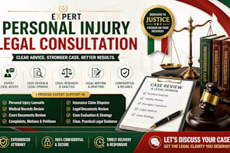 provide expert personal injury legal consultation