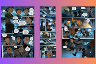 illustrate educational children comics cartoon storybooks kids character designs
