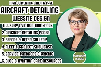 aviation service website, aircraft detailing website, aircraft maintenance
