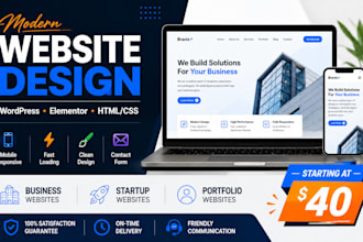 build basic website, simple website, startup website