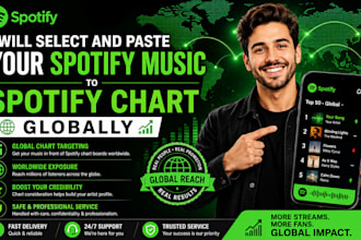 select and paste your spotify music to spotify chart global