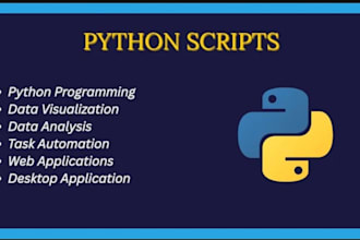 be your python programmer for scripts, bots, and automation