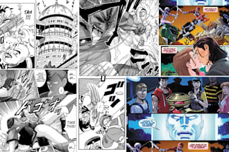 comic book illustration manga artist anime comic book webtoon anime manga panel