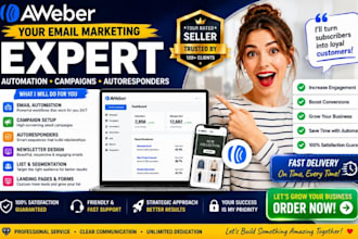 setup aweber email marketing automation aweber campaign and autoresponders