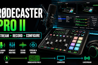 configure your rodecaster pro ii for streaming and recording