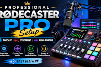 set up and configure your rodecaster pro for streaming and prodcaster