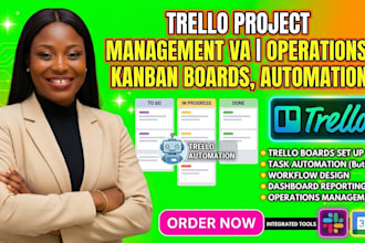 trello project management operations virtual assistant kanban boards automation