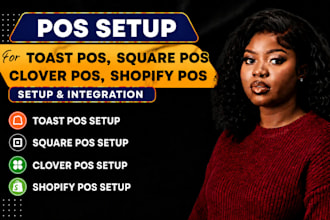 setup toast pos, square pos, clover pos, shopify pos setup
