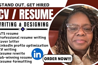 write, proofread, edit professional resume, CV, cover letter, optimize linkedin