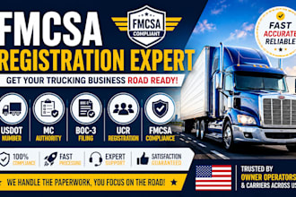 do fmcsa compliance, trucking authority, mc number and usdot registration