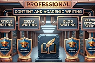 write 4 informative in depth articles or blog posts