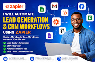 automate lead capture, follow up and CRM workflows with zapier