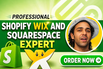 be your squarespace, shopify, wix expert for seo development and web development