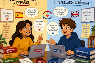 be your english and spanish teacher