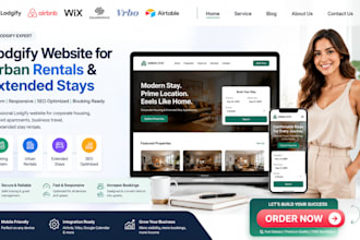 lodgify urban corporate rental business travel extended stay apartment website