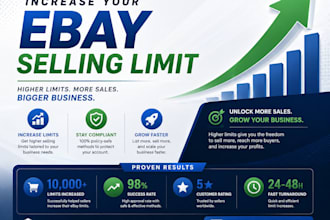 increase your ebay account selling limit