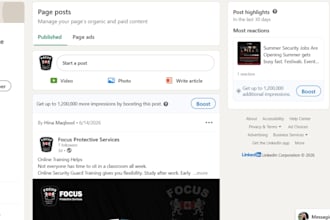 be your professional social media manager and content publisher