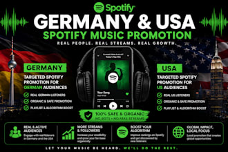 do USA spotify german promotion spotify music promotion